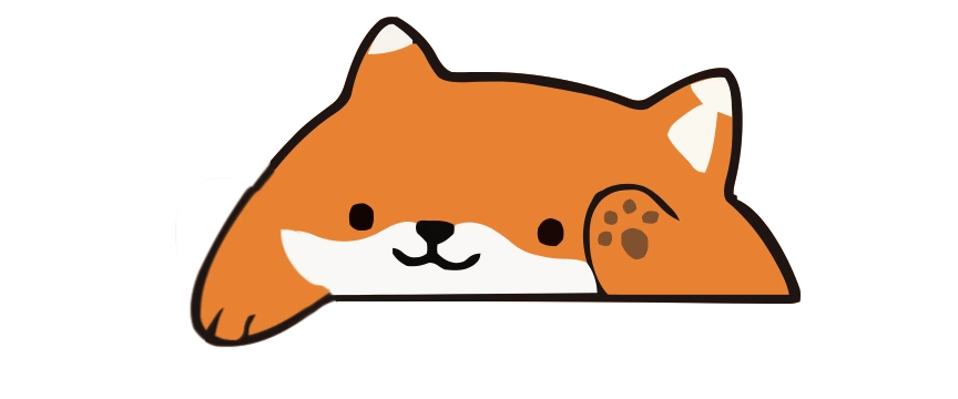 The fox with its left paw down
