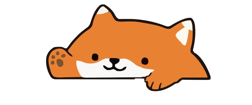 The fox with its right paw down
